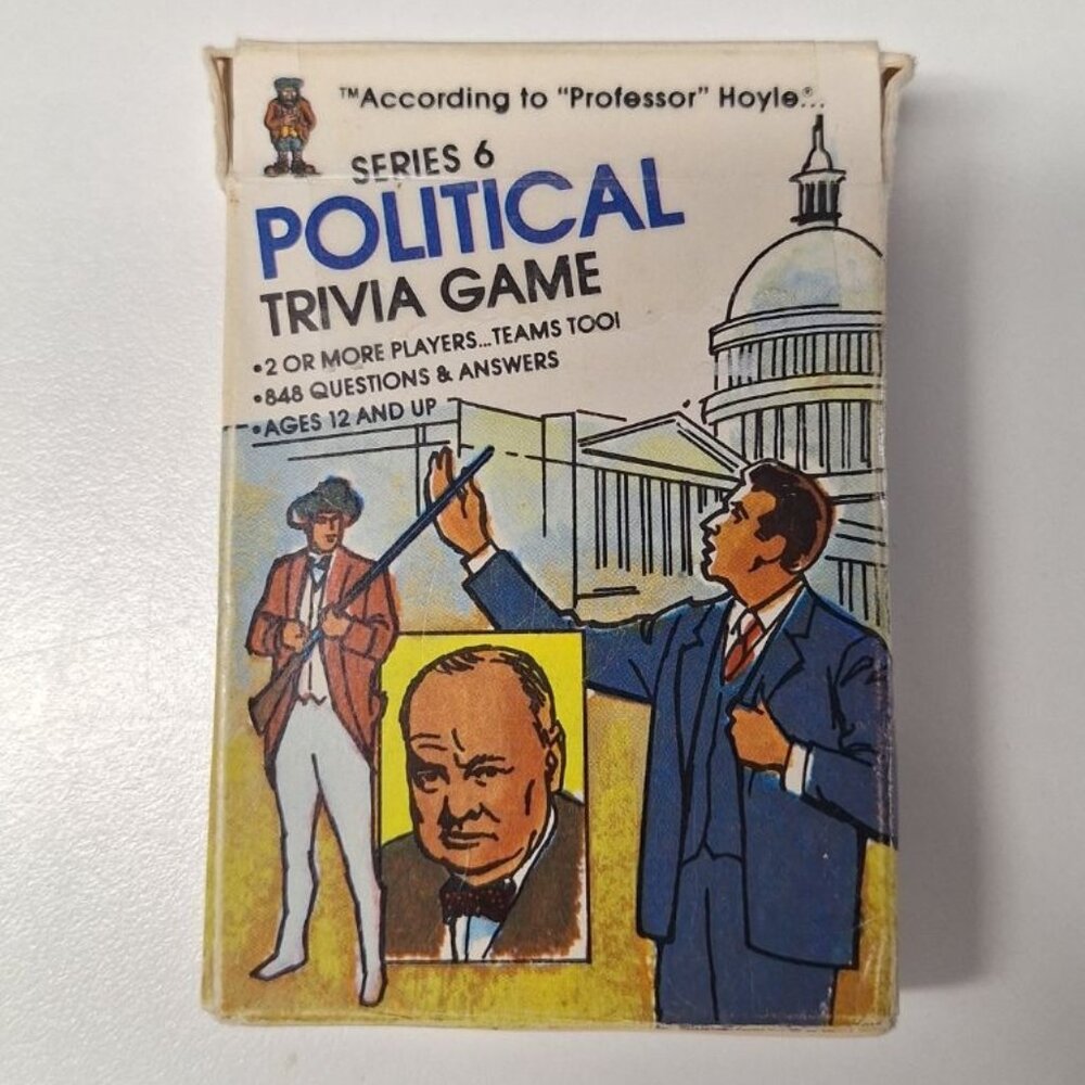 Hoyle Pocket Trivia Politics 1984 History Facts Quiz Travel‎ Flashcards Jeopardy